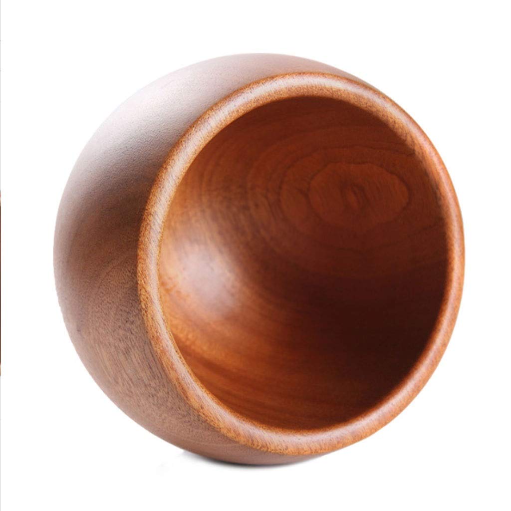 BATLAM Mörser und Stößel Stößel- und Mörser-Set für Küchenzutaten, manuelle Holz-Knoblauchpresse, Pfeffermühle zum Mahlen von Nüssen, Durchmesser: 3,7 Zoll, Mühle, Gewürz-Kräutermühle