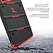 ZIZO Bolt Series for Galaxy S10 Case with Kickstand Holster Lanyard - Black & Red