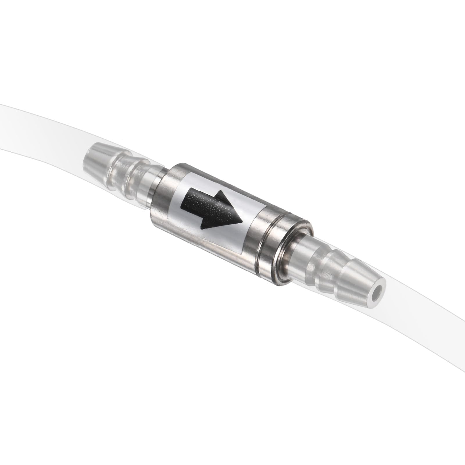 M METERXITY CO2 Check Valve Aquarium, One Way Stainless Steel Check Valve for Aquarium Co2 System Diffuser/High Power Air Pumps/Fish Tank, Non-Return Aquarium Air Valve