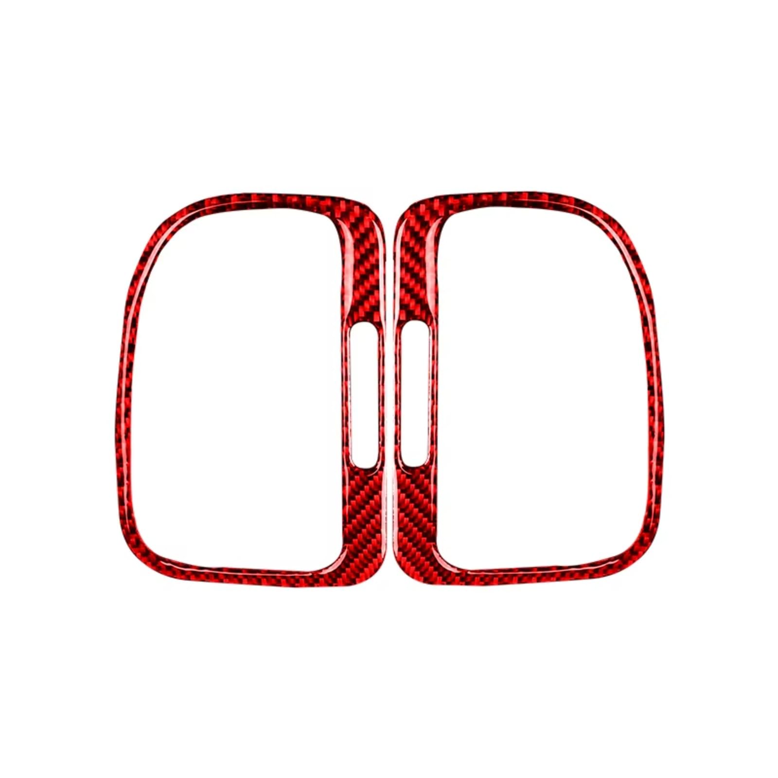Amxaqjc Red Car Interior Moulding Trim For Vw For Golf 6 For Gti R For Mk6 2008-2012 Car Instrument Panel Left Right Air Vents Decoration Stickers Accessories(Red)