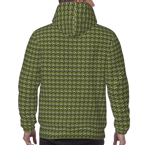 Sweat à capuche chouettes et branches avec finitions haut de gamme