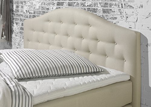 Maintal Boxspringbett Amber | 7-Zonen-Taschenfederkern Matratze H2 | Aus Stoff in Beige | 180 x 200 cm - 243832-3176 Maintal Boxspringbett Amber | 7-Zonen-Taschenfederkern Matratze H2 | Aus Stoff in Beige | 180 x 200 cm