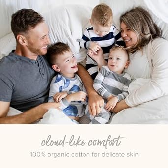 Burt's Bees Baby Organic Cotton Sleep and Play Footed Pajamas for Boys