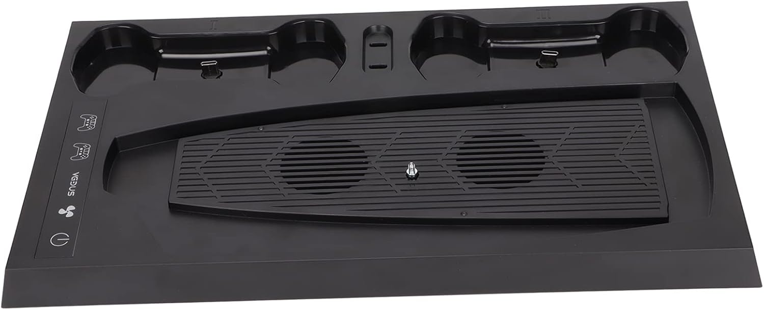 070 Cooling Fan for PS5 Cooling Stand Professional PS5 Cooling Stand Game Console Cooling Fan with Dual Fast Charging Station Cooling Fan