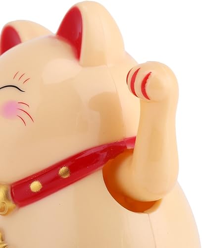 Miniatura 8 de Maxmartt Gato de la suerte, Gato agitando, Feng Shui, alimentado por energía solar, lindo gato agitando buena suerte, riqueza, bienvenido, gatos,