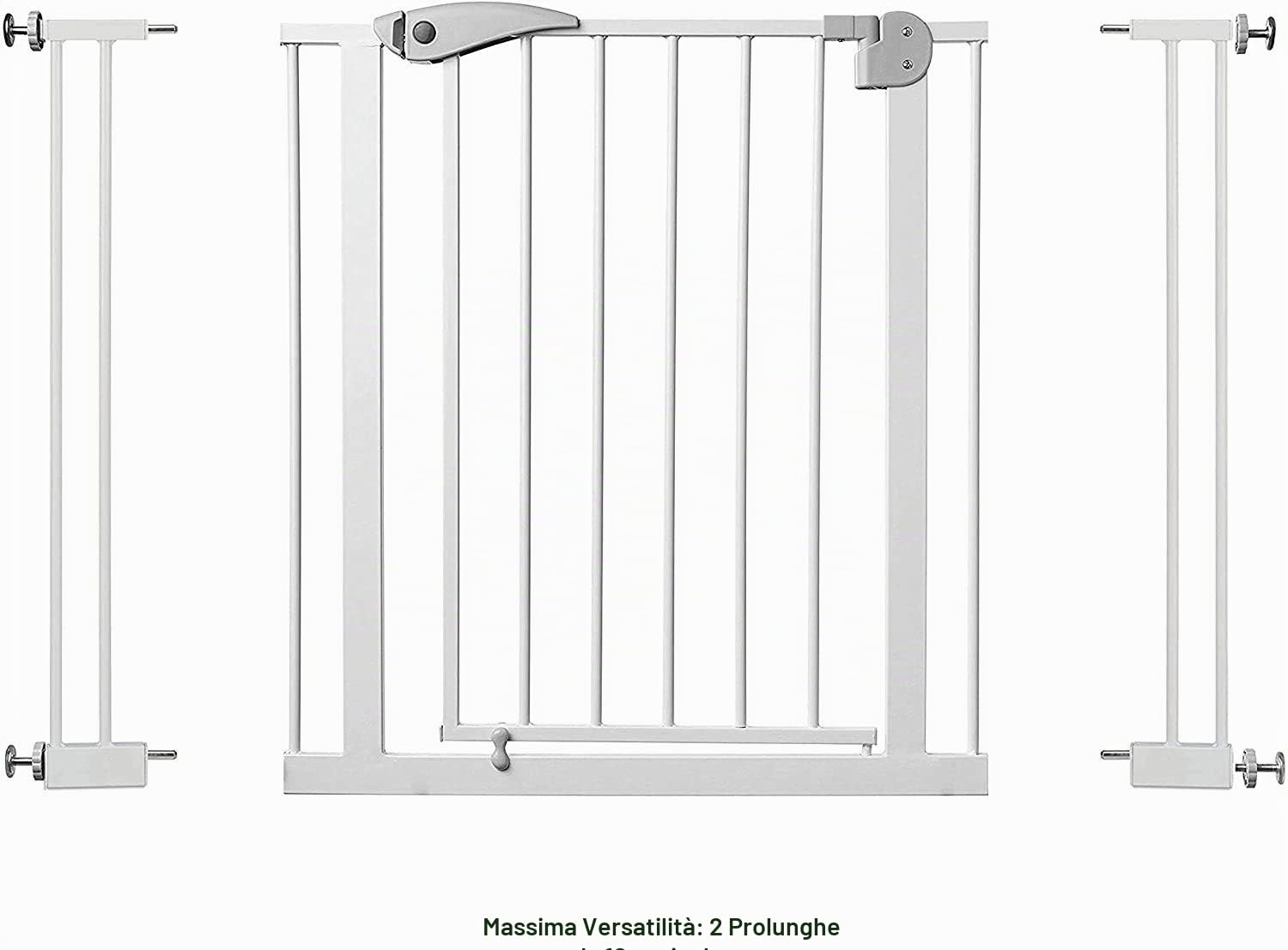 Babify Cancelletto di Sicurezza per Bambini - Barriera Portatile per Scale e Porte da Esterno - 65-95 cm