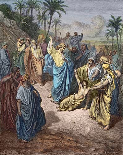 Affiche Jésus Christ par Gustave Doré impression sur toile 60x90cm