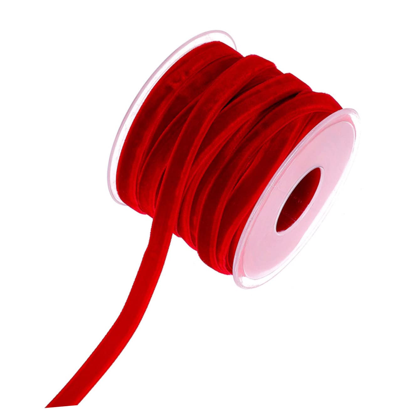 EXCEART 3rollos Cinta De De Yards Cinta De Flocking Para Manualidades Accesorios Decorativos Rojo y Para Bodas Especiales