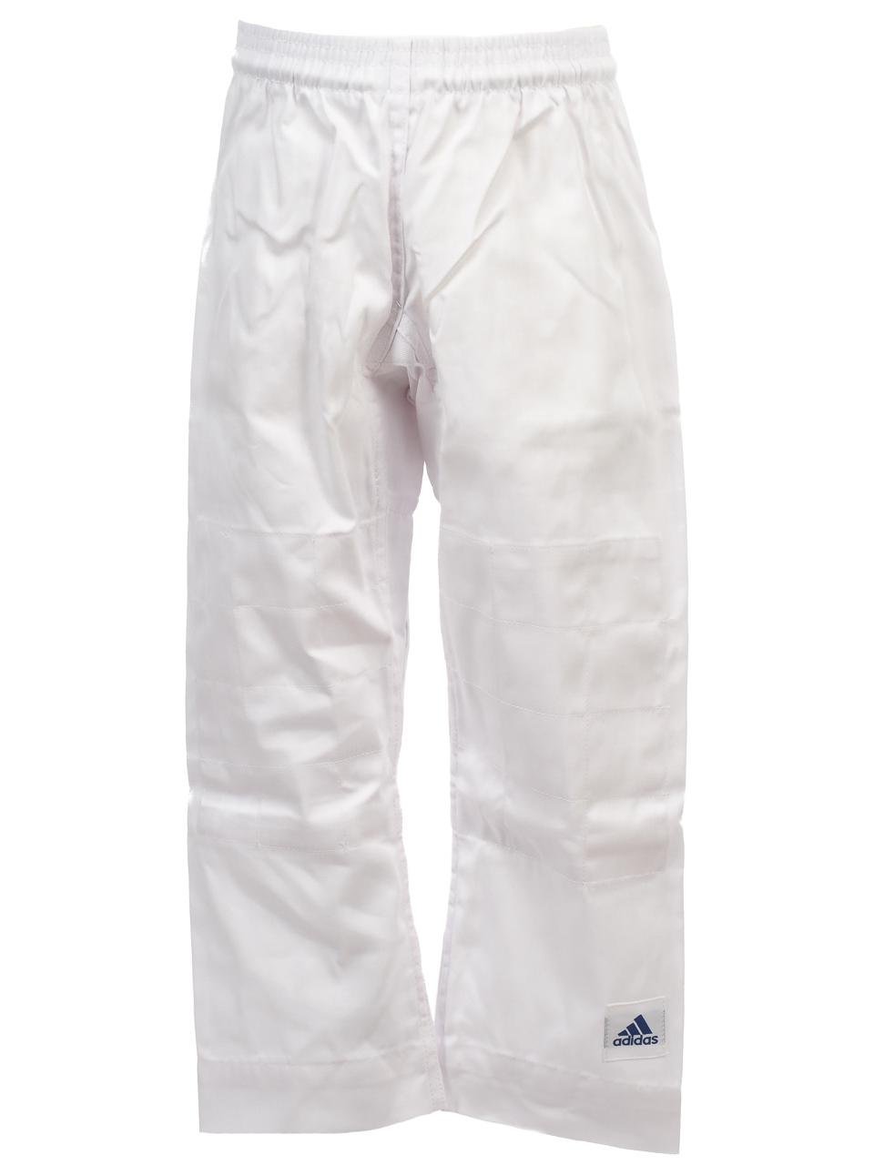 Adidas Kimono ADIJ180, pantalon élastique, sans ceinture - Blanc - Weiß, 90/100
