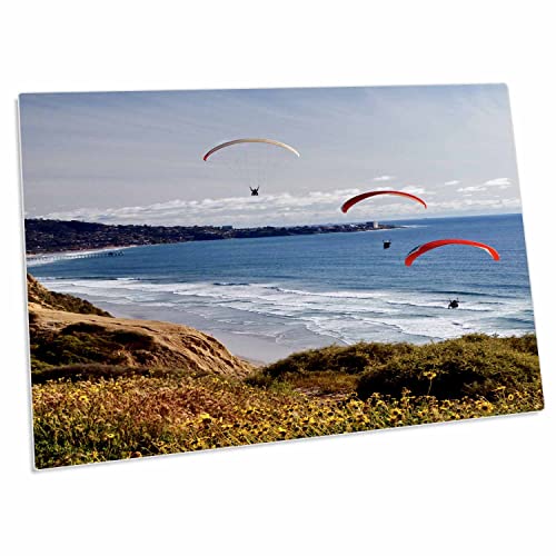 3dRose Desk Pad California La Jolla 58x40 cm