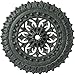 Ekena Millwork CM18SKAGC Sellek Ceiling Medallion, 18 1/2"OD x 7/8"ID x 1 1/2"P, Hand-Painted Athenian Green Crackle