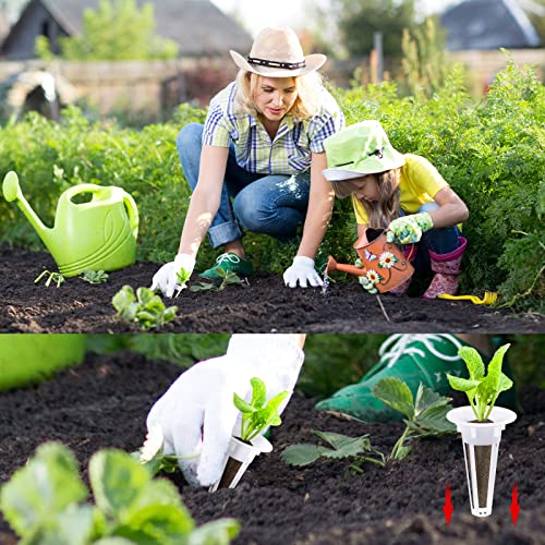 Vesici Kit de acessórios de jardim hidropônico, incluindo cestas de cultivo, tampas de isolamento tr