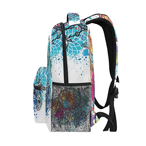 Colorful Splash Dreamcatcher Backpacks Travel Laptop Daypack School Bags For Teens Men Women #TOP3