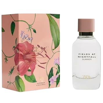 Zara Fields at Nightfall Summer Eau de Parfum for Women, Floral Amber Fragrance with Coconut Water, Violet and Sandalwood Notes, Fresh Luminous Soft Perfume Spray, 100ml 3.4 fl. oz.