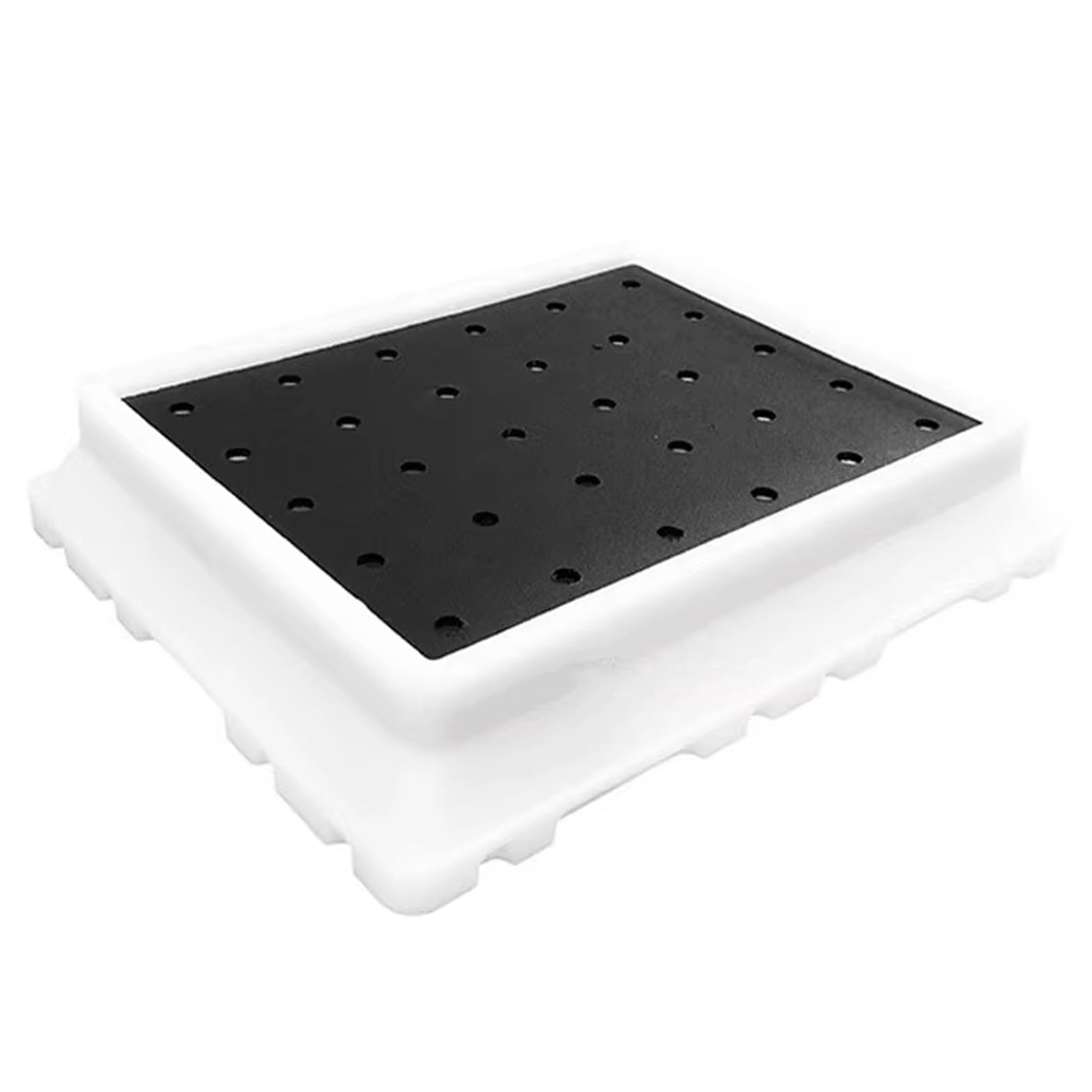 Bac de rétention pour réservoir d'huile, Plateforme de Confinement des déversements, capacité de 11 L, Cuisine modulaire, Garage, Laboratoire, palettes, gobelets, Bouteilles, matériel de Lab