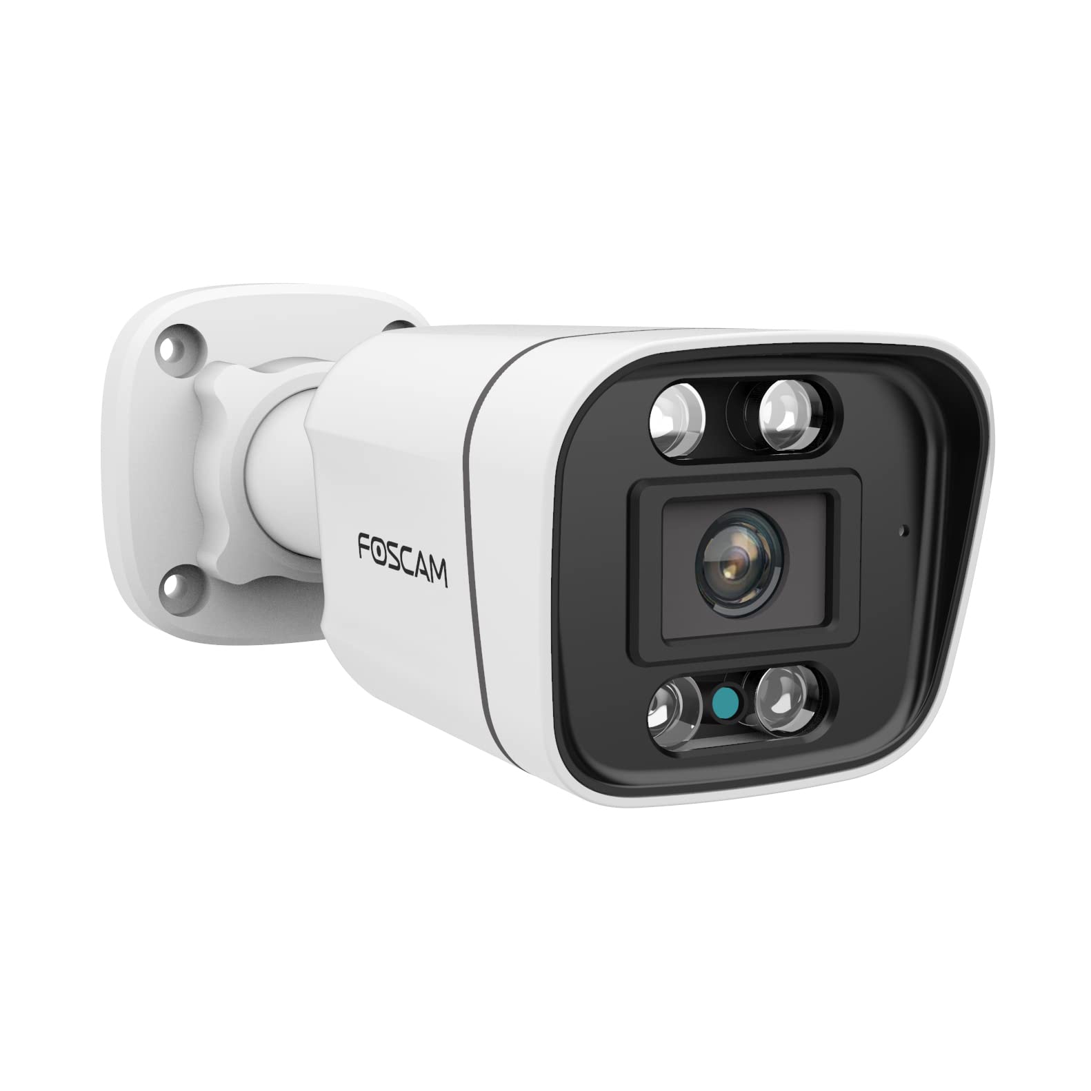 Foscam 8 MP PoE Outdoor IP-Kamera mit Lichtspots und Sirene V8EP Weiß