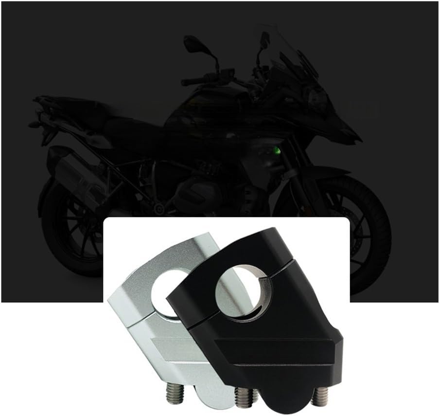 Motorbike Handlebar Risers 1 Pair Motorcycle Universal Handlebar Riser Bar Mount Handle Clamp 28mm 1/8" 22mm 7/8" For For