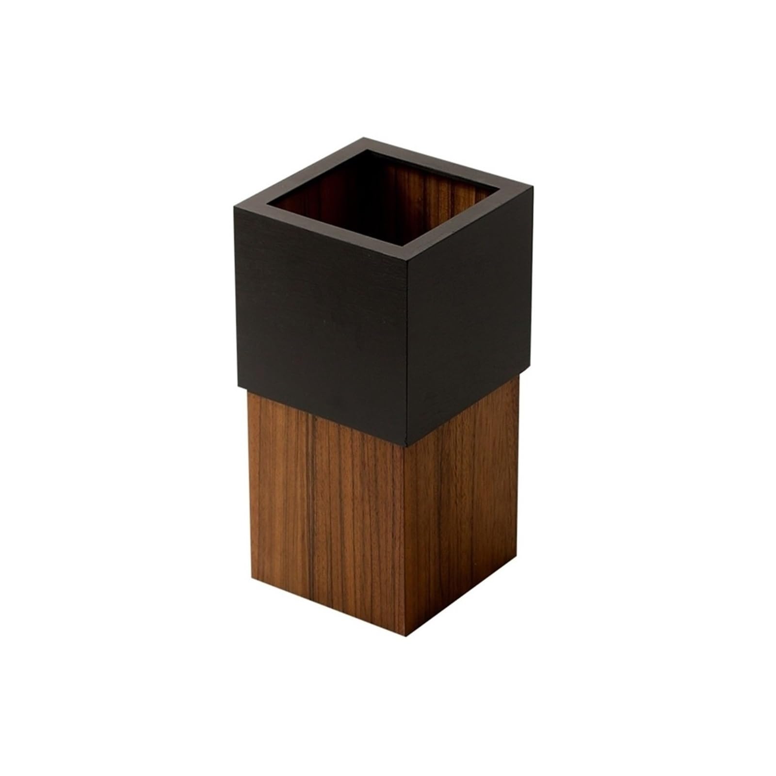 Hhaoran-9868 Bathroom Trash Can Decorative Square Wastebasket，Garbage Can for Home Accent, Kitchen, Bathroom Accessories Waste Bin