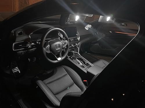 Miniatura 3 de Kit de accesorios de luz interior LED para Honda Accord 6000 K, bombillas blancas para espejo de tocador de maletero y cajuela de 2018, 2019, 2020,
