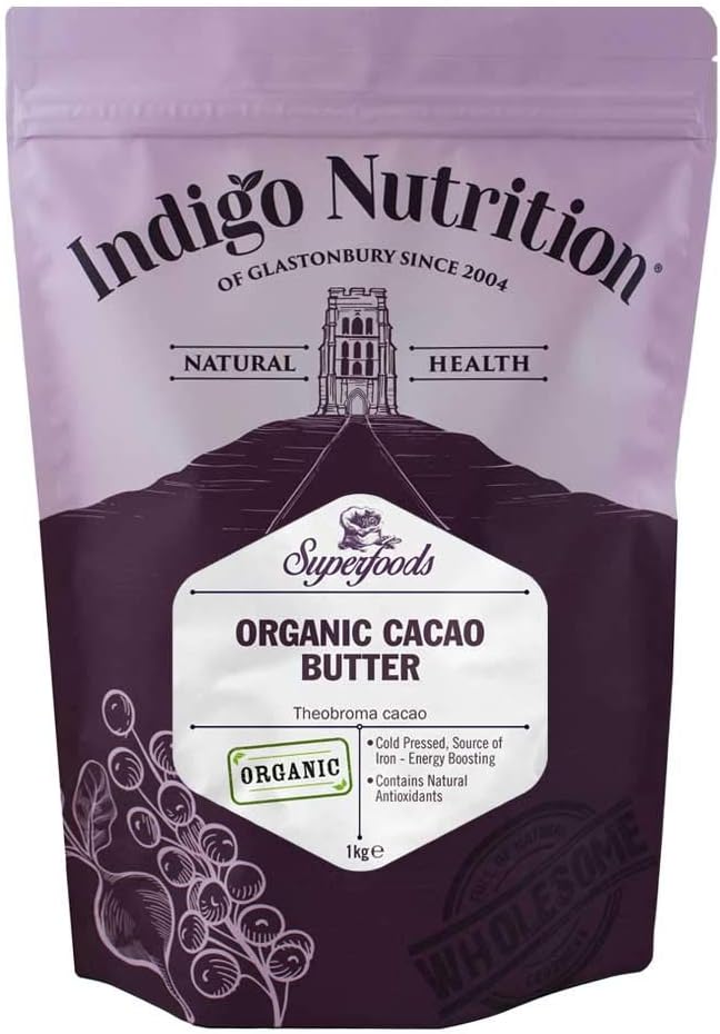Indigo Herbs Organic Cacao Butter 1kg