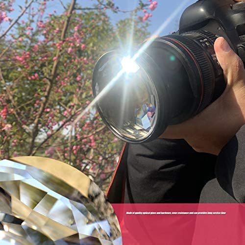 Docooler Kaleidoscope Prism Camera Glass Filter Variable Number of Subjects SLR Photography Accessories 77 mm