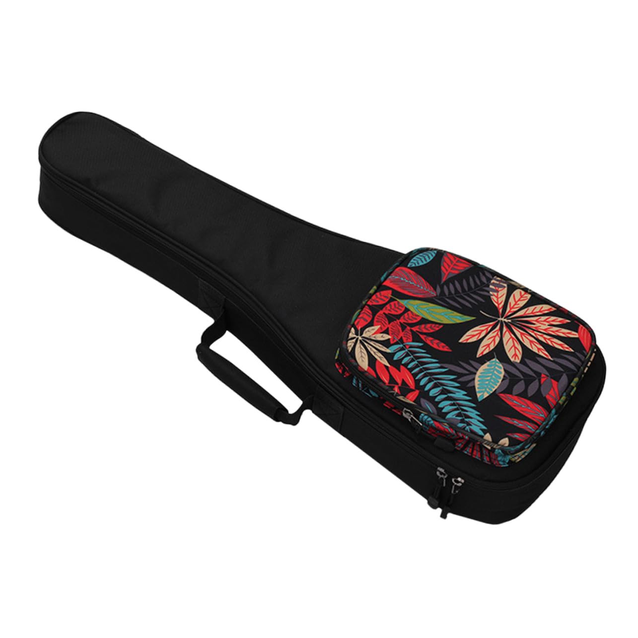 Bolsa para Ukelele Acolchado Grueso y Doble Correa de Hombro de 23 Pulgadas y Varios estilos Material de Nylon y Esponja, Gran Bolsillo Frontal para Almacenamiento Fácil