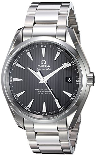 Omega Men's 'Seamaster150' Swiss Automatic Stainless Steel Dress Watch, Color:Silver-Toned (Model: 23110422101003)