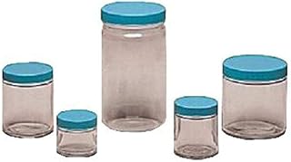 Scientific Specialties B70816 Short Form Wide Mouth Sample Bottle, 10 Class, 16 oz./500 mL (Pack of 12)