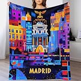 cama matrimonio barata madrid Suave y cálida: 100% microfibra de poliéster, la tela suave es adecuada para niños, adolescentes y adultos, y se puede utilizar en todas las estaciones.