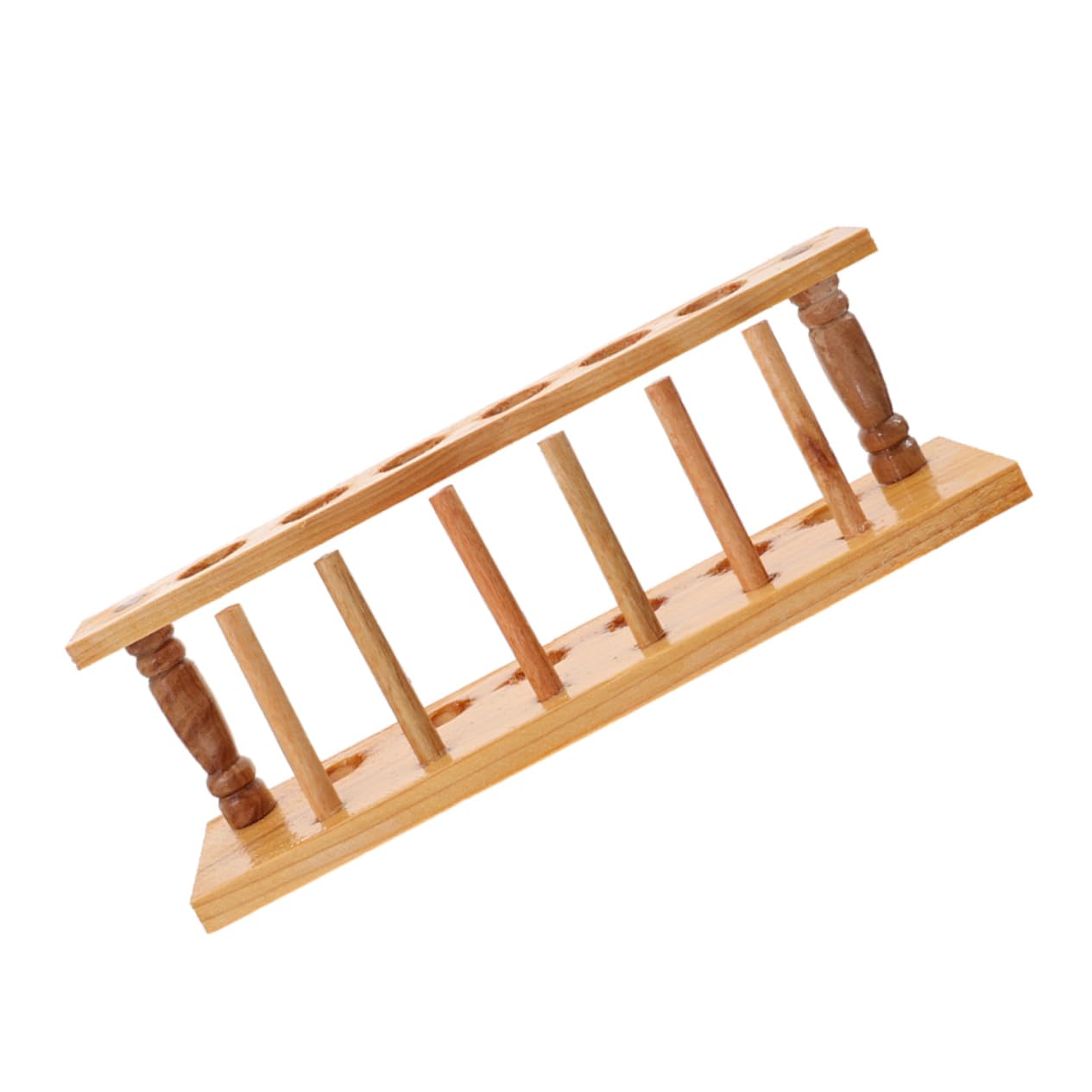 4piezas Soporte De Tubos De De Madera Gradilla De Huecos Para Laboratorio Organizador Seguro y Duradero Para Tubos De Para Investigación Científica y Uso