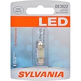 SYLVANIA - DE3022 31mm Festoon LED White Mini Bulb - Bright LED Bulb, Ideal for Interior Lighting - Map, Trunk, Cargo and License Plate (Contains 1 Bulb)