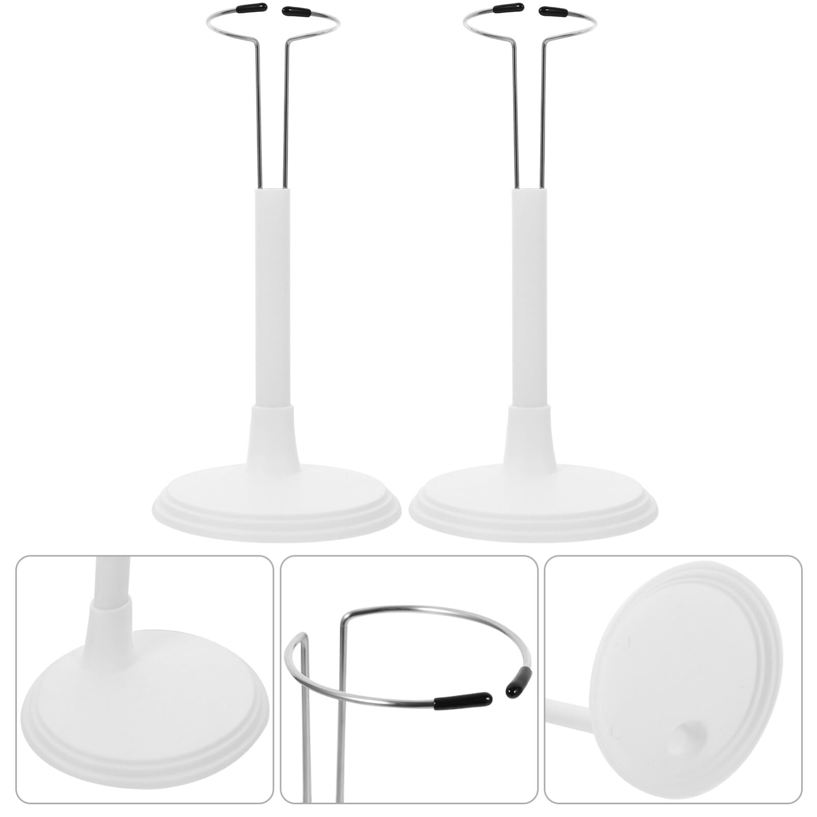 ifundom Doll Display Stand Set 2pcs Doll Bracket Support for Home and Store Toy Holder