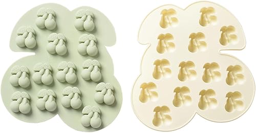 Miniatura 7 de Verdental 2 moldes de silicona antiadherentes para hornear, serie navideña, para dulces, gelatina, gomitas, bandejas de hielo, jabón, decoración de