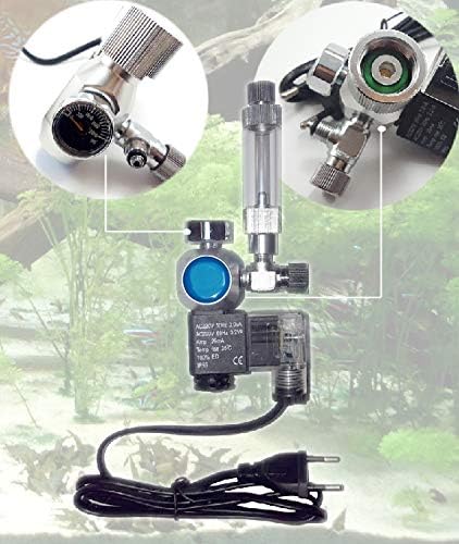 Co2 Solenoid Valve with Bubble Counter for Planted Aquariums