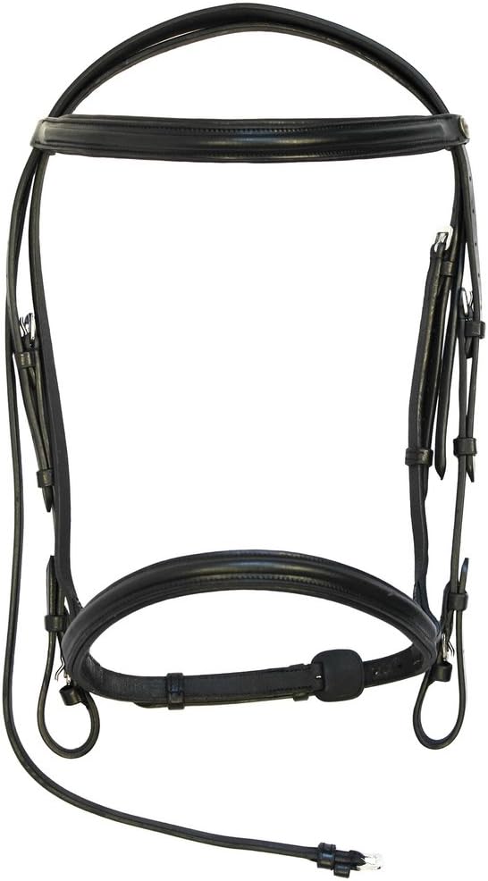 Henri de Rivel Pro Padded Dressage Bridle with Web Reins