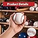 OMYOPY 2 Pack Blank Hard Baseballs Solid Cork Core, 9 Inch Baseball Balls Unmarked Autographs Baseball for League Play, Pitching, Hitting, Batting, Fielding, Autograph, Gifts
