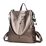GELEGENHEIT: Kabriolett Multi-use.Three different tragen Möglichkeiten für verschiedene Gelegenheiten. Sie können es einfach als Freizeit-Rucksack, stilvolle Top-Griff-Tasche oder eine spezielle Umhängetasche ohne den Gurt entfernen. Mode Rucksack Geldbörse perfekt für den Wochenendausflug Tasche, College-Tasche, sehr snazzy für einkaufen gehen oder Outdoor-Aktivitäten.