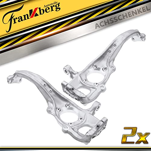 Frankberg 2x Achsschenkel Radaufhängung Vorderachse Kompatibel mit A4 8K2 8KH 8K5 2007-2011 A5 8T3 8F7 8TA 2007-2011 Q5 8R 8RB 2008-2012 Replace# 8K0407253AA