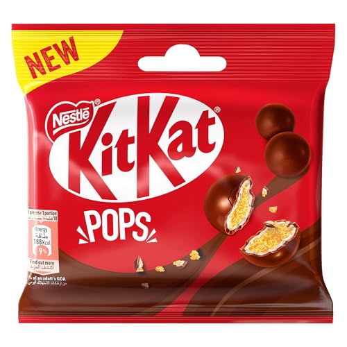 KitKat Nestle POPS Crispy Wheat Balls Covered in Chocolate Bag 36g
