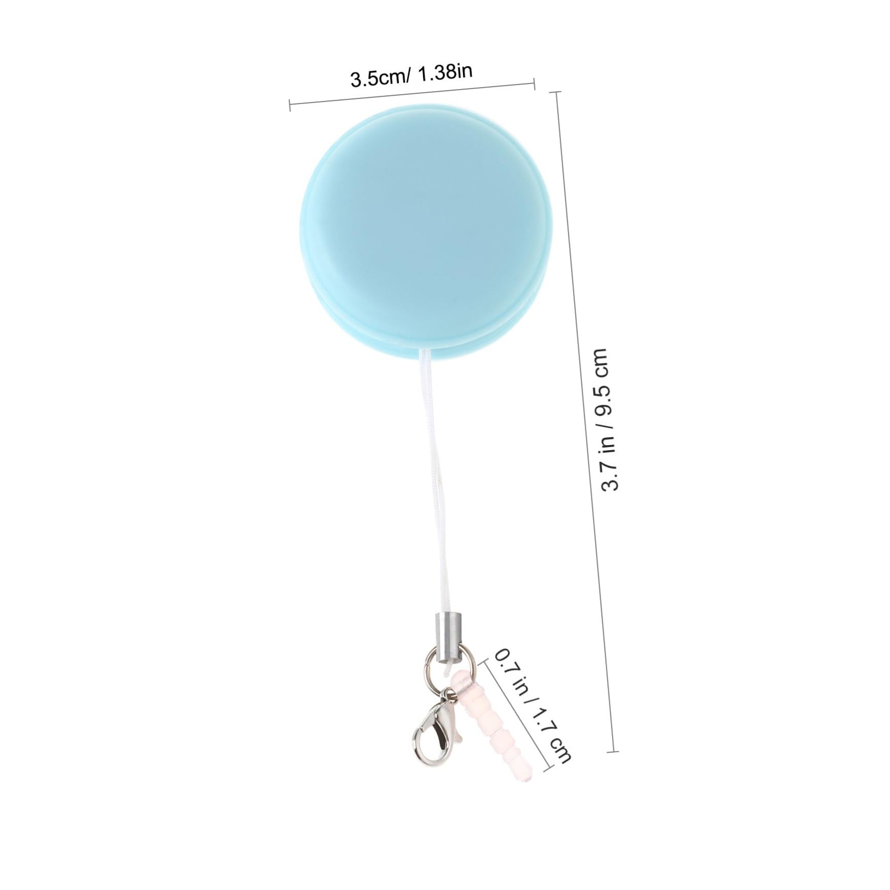 Toallitas Limpiadoras de Pantalla 4piezas para Teléfono Móvil Macaron con Llavero y Funda de Silicona, Fáciles de Llevar para Limpieza y Obsequio