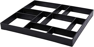 Walk Path Maker, Pathmate Stone Mold Paving Pavement Concrete Molds, Stepping Stone Paver Lawn Patio Yard Garden DIY Walkway Pavement Concrete Stamps
