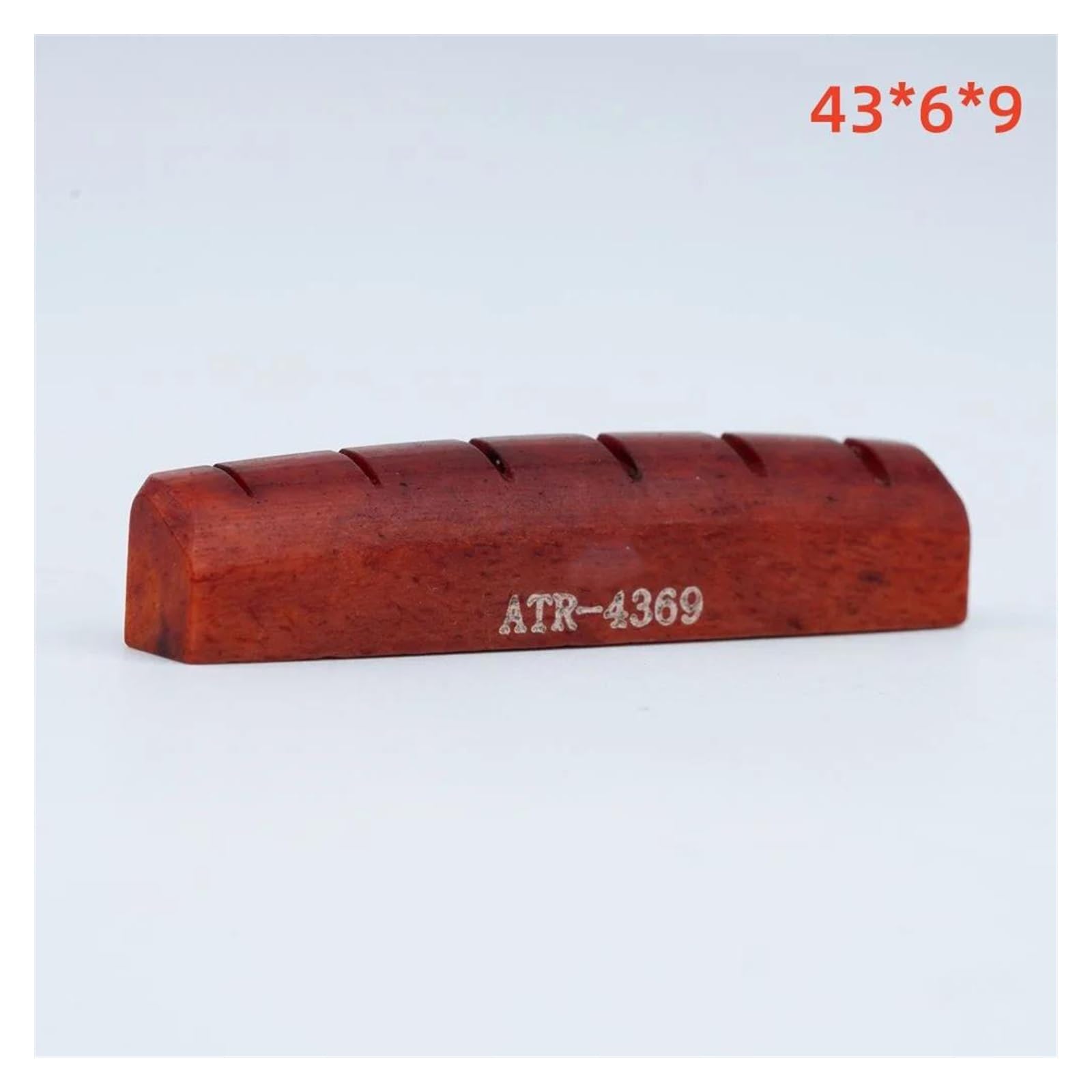 Parti Di Strumenti A Corda Per Chitarra In Osso Rosso Non Scanalati Sostituzione Del Capotasto Per Chitarra | Questo dado in osso offre un suono ricco e chiaro con un eccellente sustain(4369)