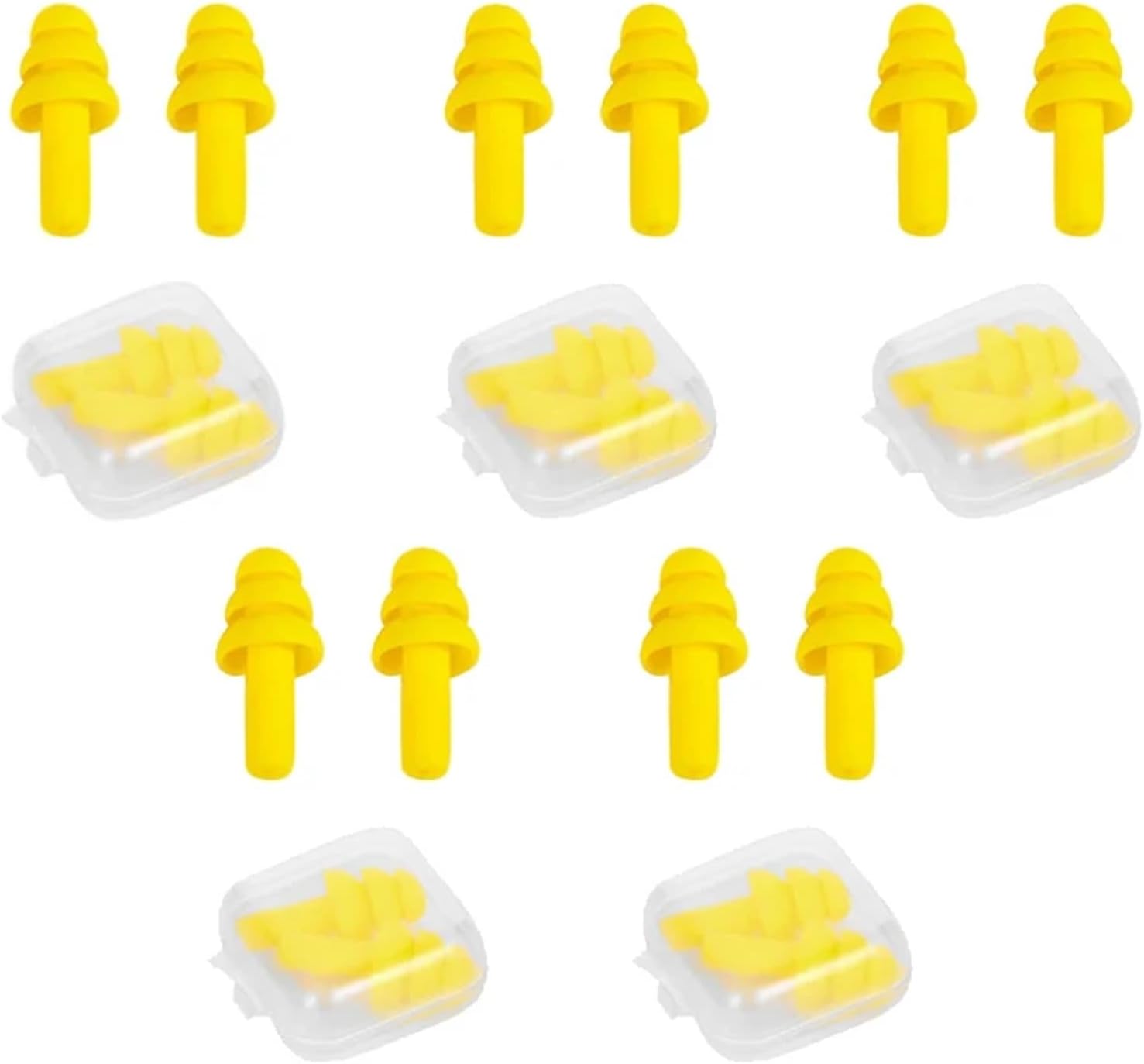 Swimming Ear Plugs 120pcs Soft Ear Plug Waterproof Comfort Colorful Silicone Earplugs Protection Sound Insulation Anti-Noise for Sleep Swimming for Adults(Pink)