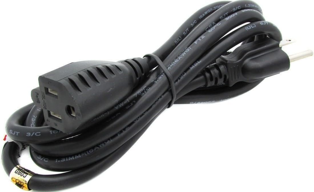 RiteAV - 50 Feet Power Extension Cord (Indoor & Outdoor Rated)