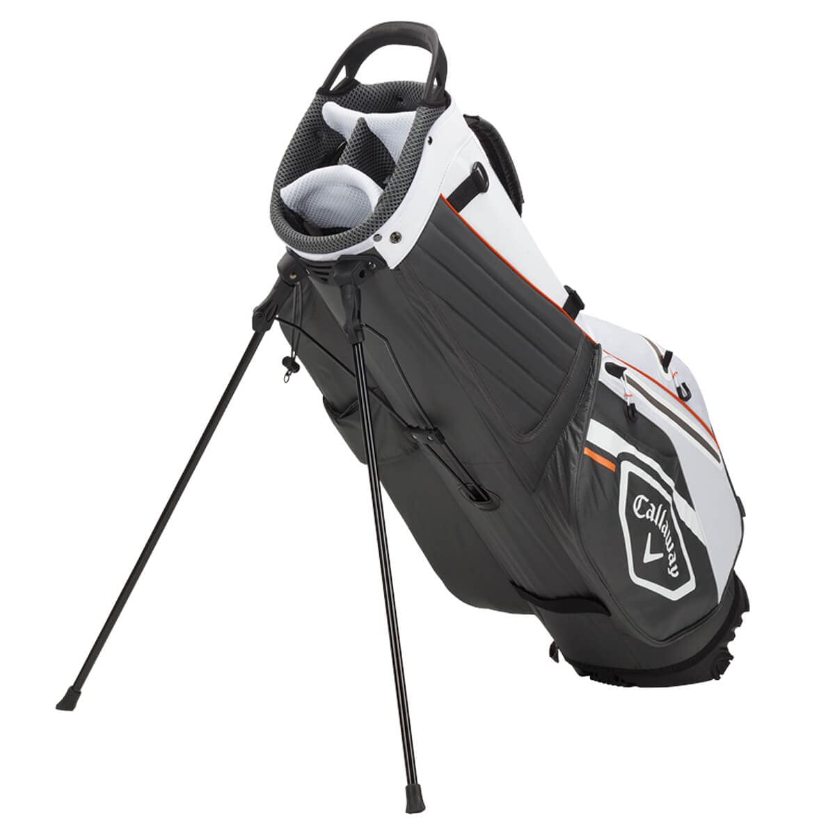 Callaway スタンドバッグ ホワイト/グレー/オレンジ