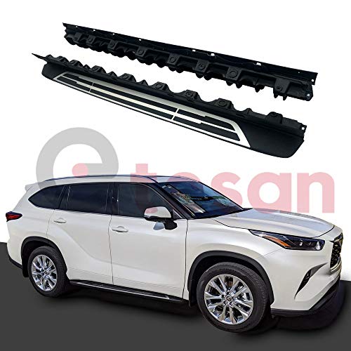 Running Boards Fit For 2020 2021 2022 Toyota Highlander Xu70 Side Step Nerf Bar #TOP4