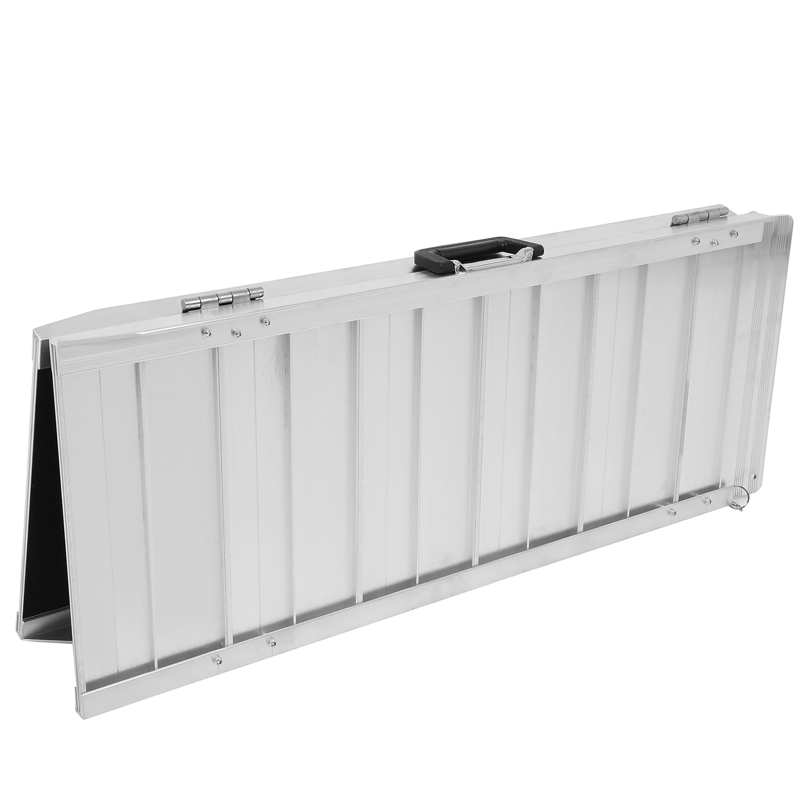 Wieloskładana rampa dla wózków inwalidzkich 3 stopy antypoślizgowa aluminiowa składana rampa dla skuterów inwalidzkich składana rampa dla niepełnosprawnych do schodów, domu, schodów, drzwi