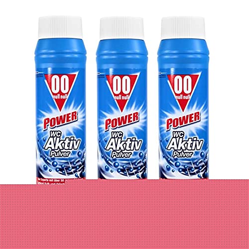 Preisvergleich Produktbild 3x 00 Null Null Power WC Aktiv Pulver 1kg
