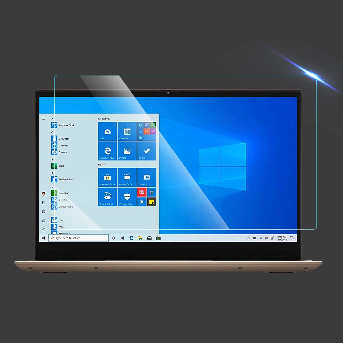 Photo 1 of 3 pack of 11.6inch Laptop Screen Protector, tempered glass screen protector, 11.6inch aspect ratio 16:9 laptop, 9H hardness,anti-fingerprint,no bubbles,suitable for HP/Dell/Sony/Samsung/Lenovo/Acer/MSI/LG/Razer