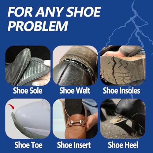 Image of 1.7fl oz /50ml Multipurpose Shoe Repair Glue: Stronger Bond Durable Repair & Waterproof - for All Footwear Fix Soles Boots Sneakers Heels Hiking Shoe Leather Canva